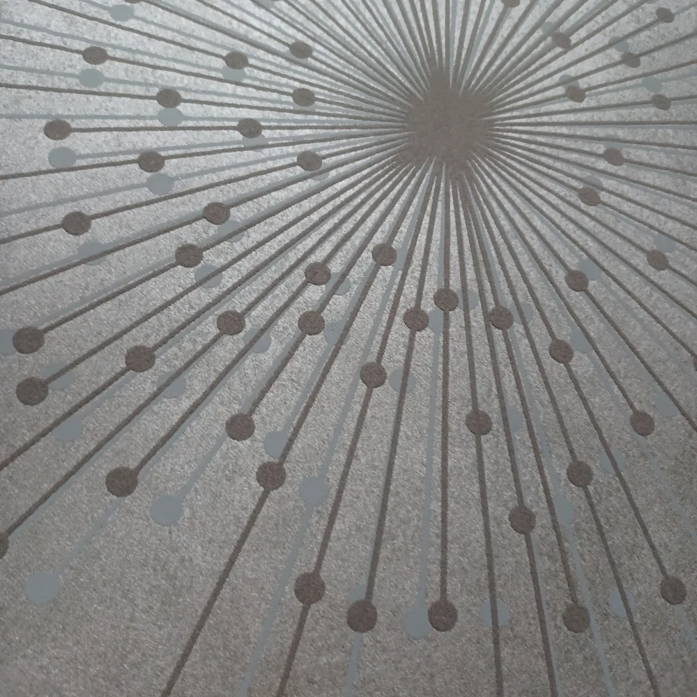 Wallpaper Kenneth James Verve Jetson Starburst Silver